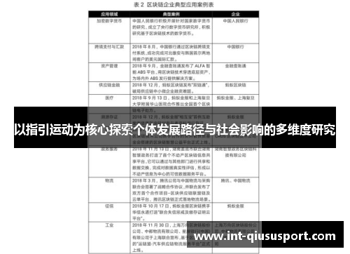 以指引运动为核心探索个体发展路径与社会影响的多维度研究